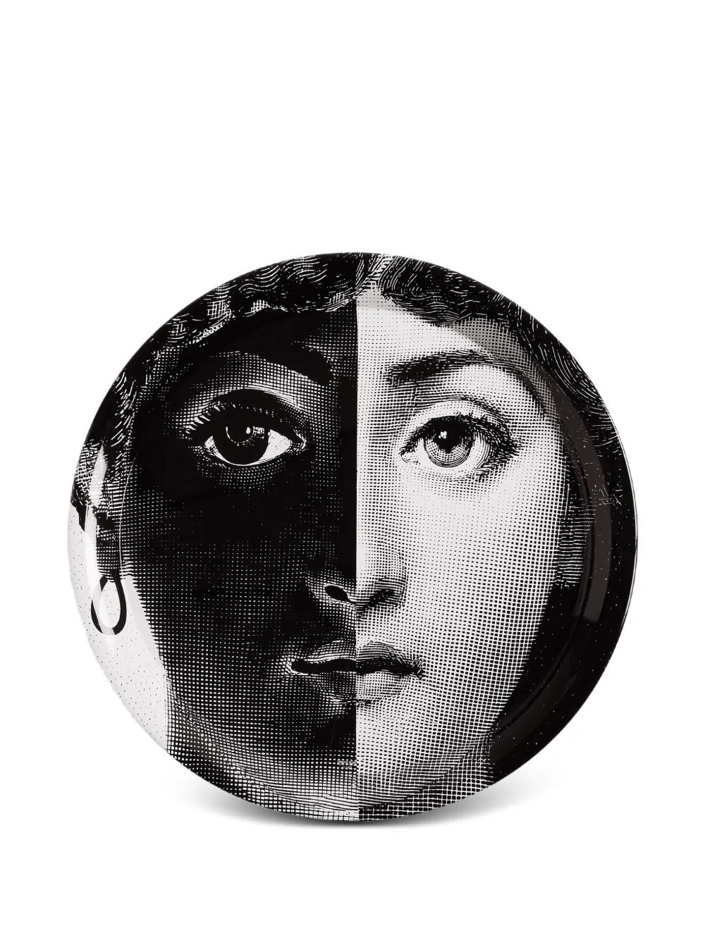 Fornasetti Tema e Variazioni N. 222 wall plate | Black | Image 1