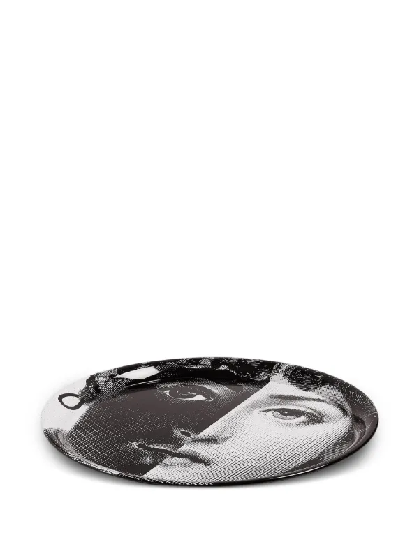 Fornasetti フラフィックプリント トレー | ブラック | FARFETCH JP