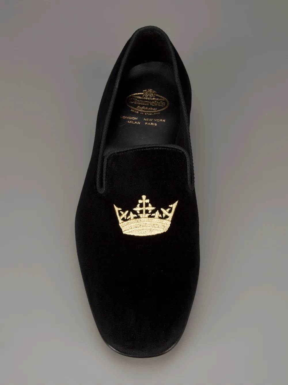 Shop Church's 'sovereign' Slipper In Black