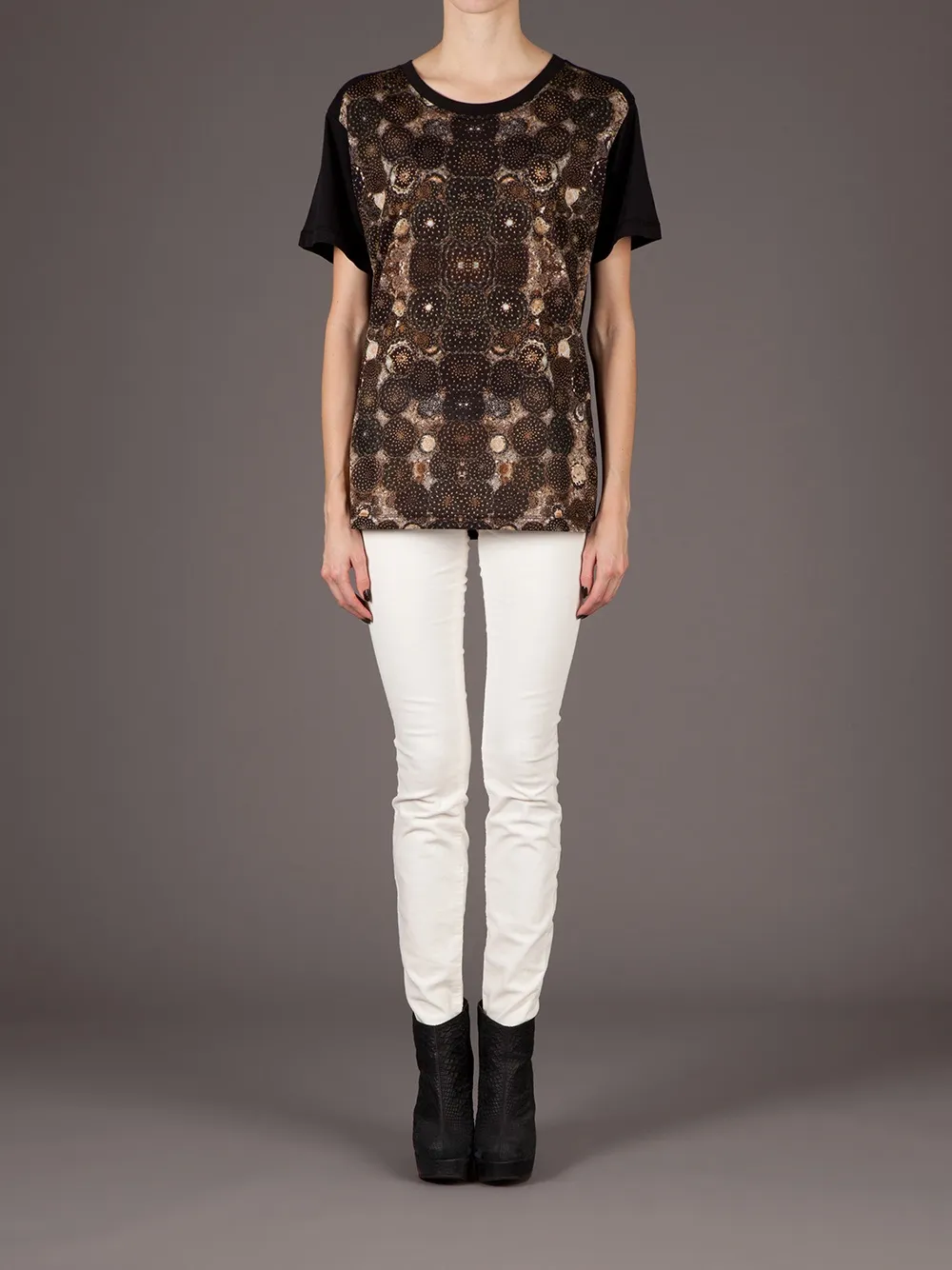  Nico Patterned T-shirt - Black 