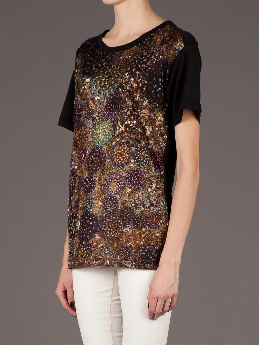  Nico Patterned Print T Shirt   Rosa 