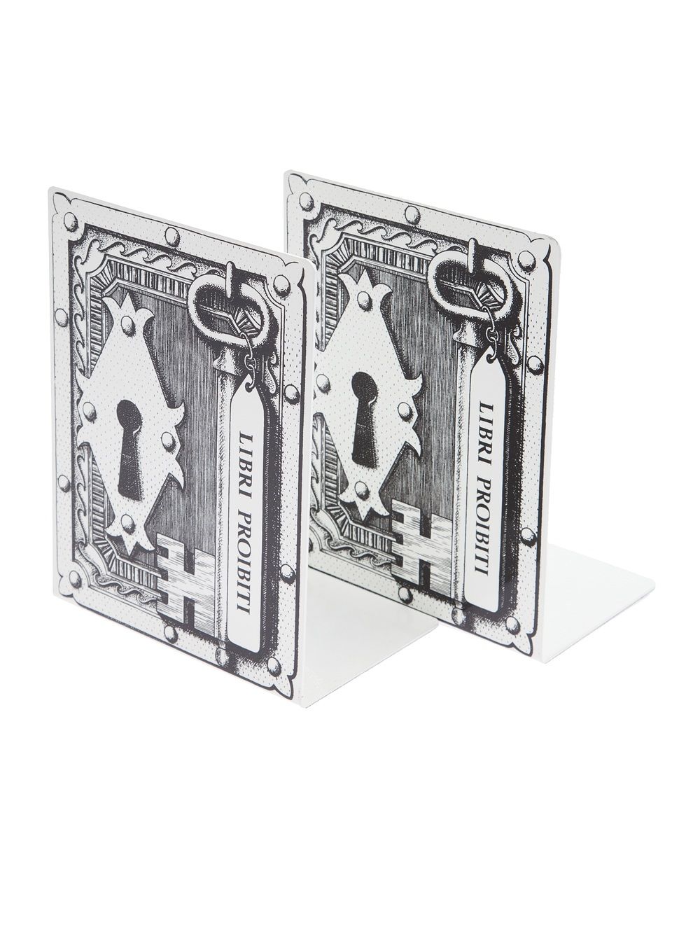 FORNASETTI LIBRI PROIBITI BOOKENDS,C17X10910249087