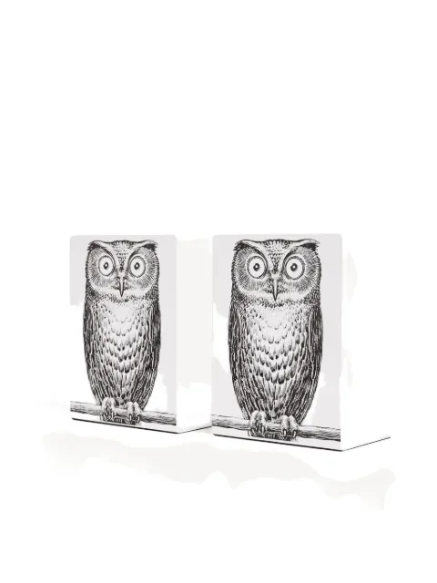 Fornasetti Owl bookends