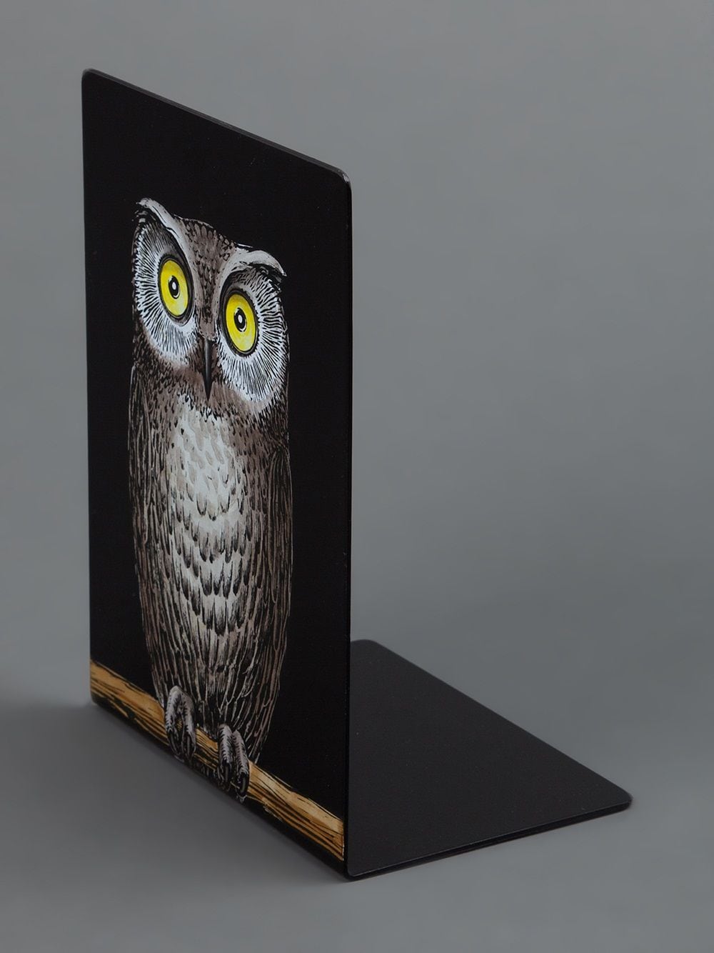 Shop Fornasetti Owl Bookends In Black