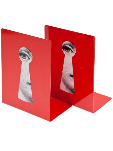 Fornasetti keyhole bookends