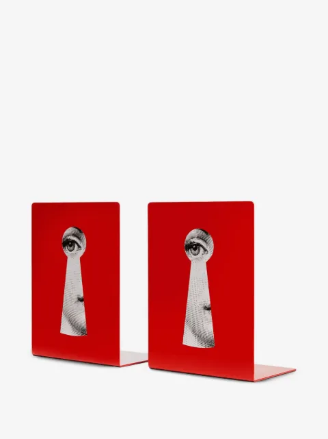 Fornasetti Keyhole bookends
