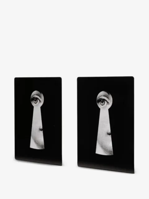 Fornasetti Serratura bookends set (15cm x 20cm)