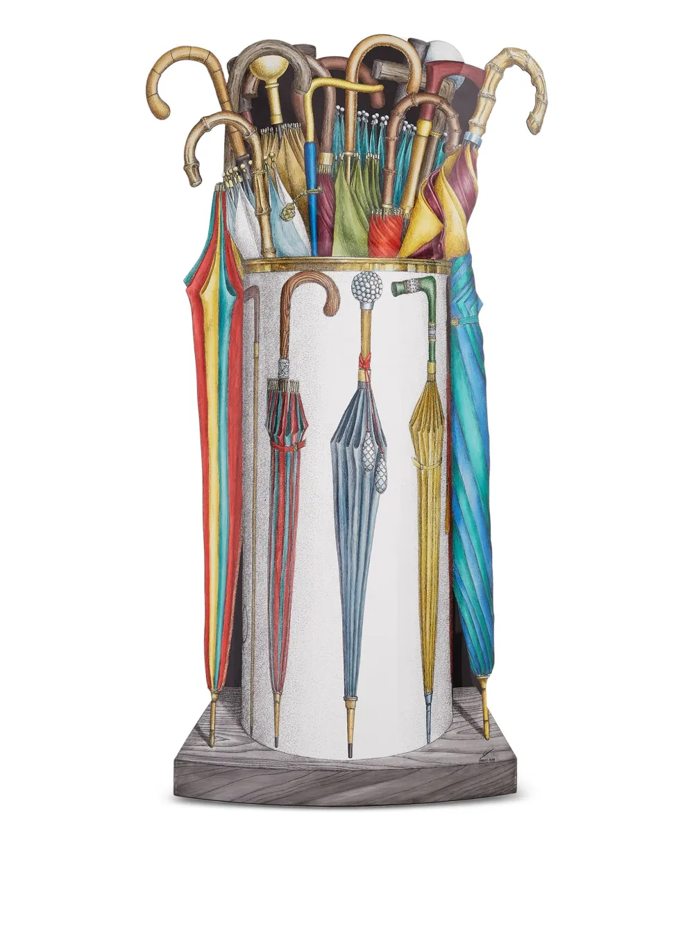 Fornasetti umbrella metal stand | bianco | Image 1
