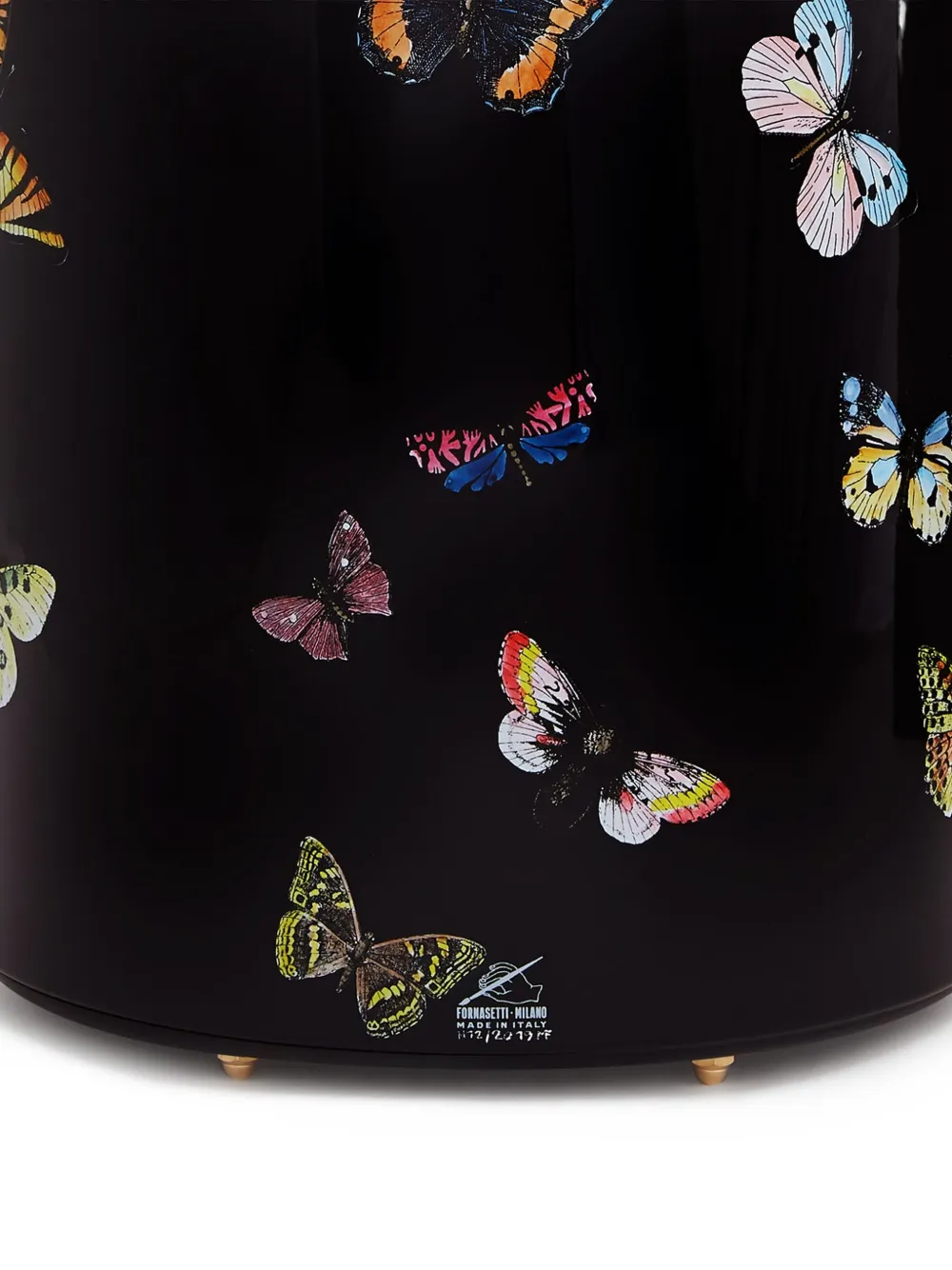  Fornasetti Schirmständer Mit Print   Schwarz 