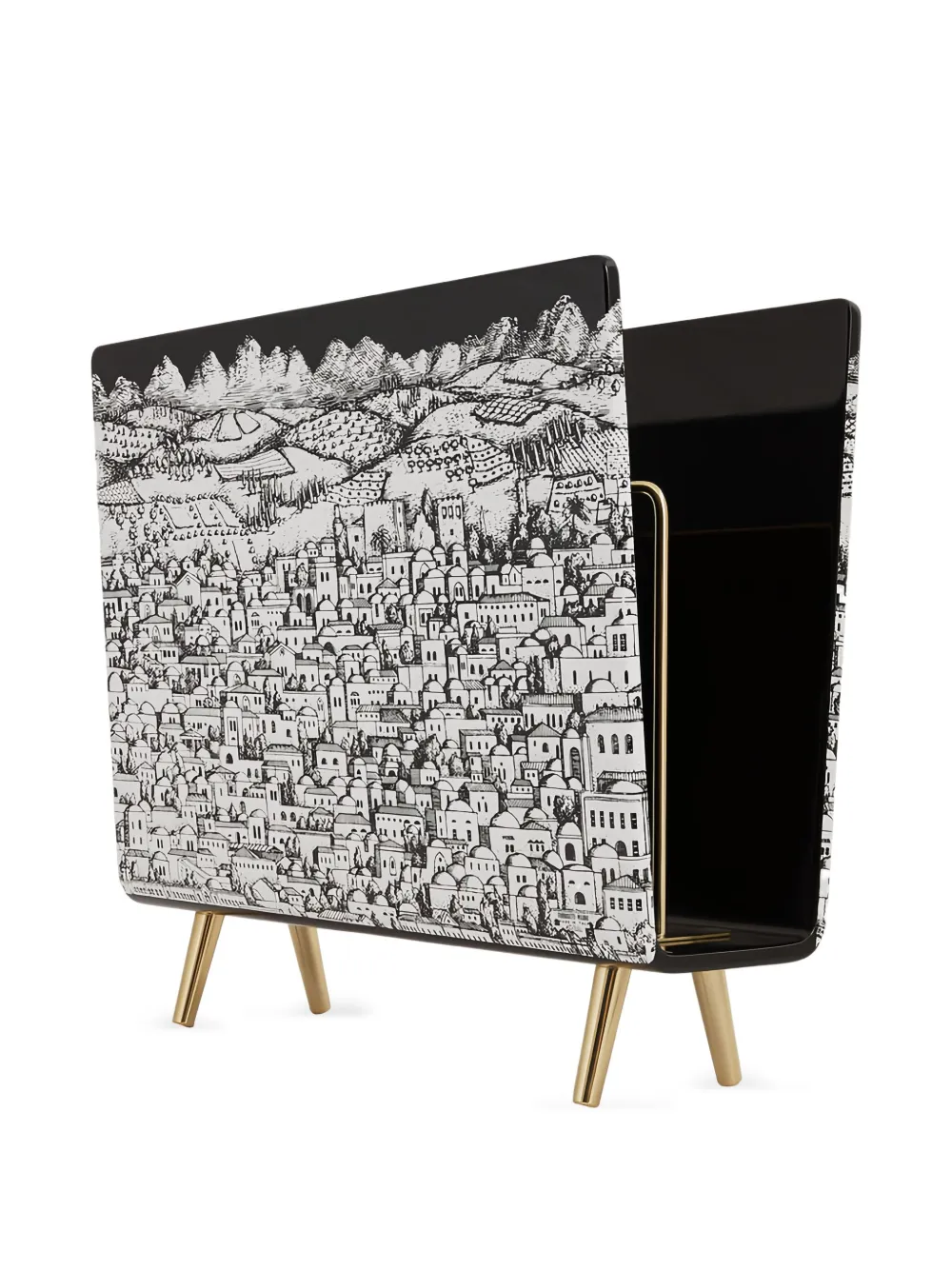 Fornasetti Zeitungsständer mit Print | Regale & Ablagen  | Image 2