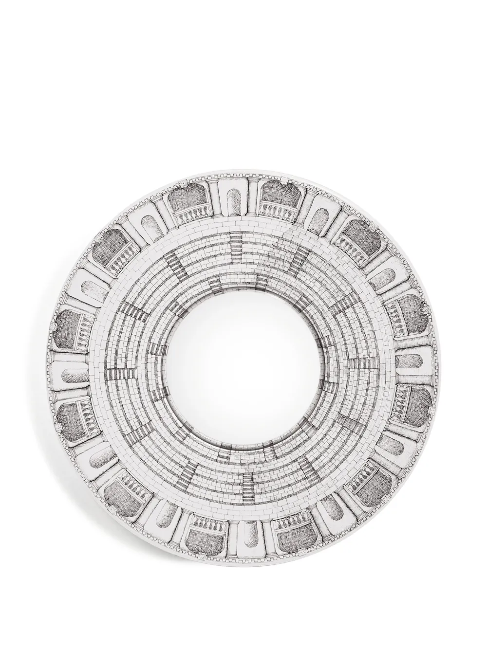 Fornasetti wood mirror | White | Image 1