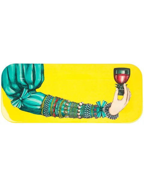Fornasetti 'Rosa' tray