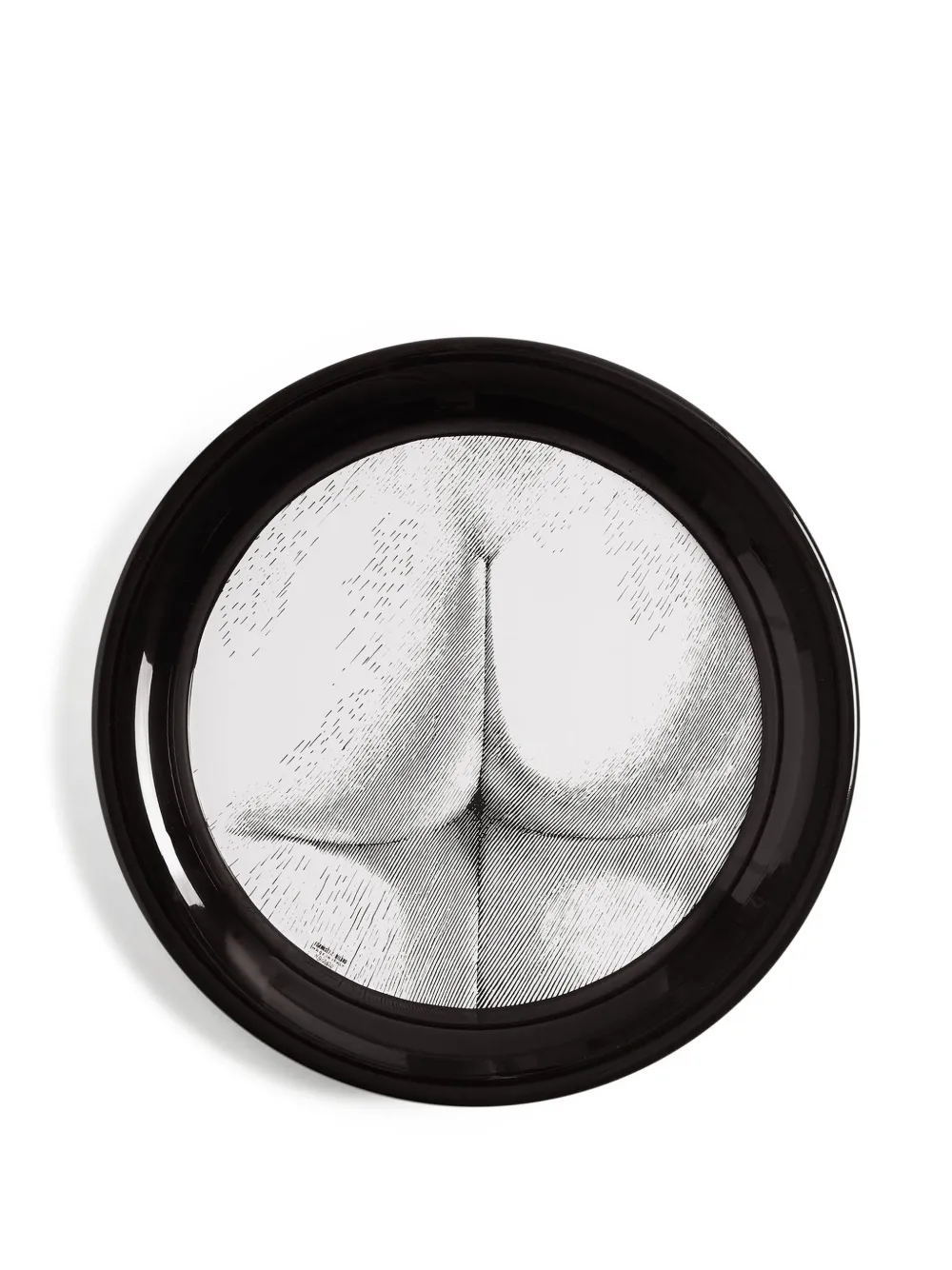 Fornasetti Tergonomico tray | Black | Image 1