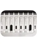 Fornasetti graphic-print wood tray - Black
