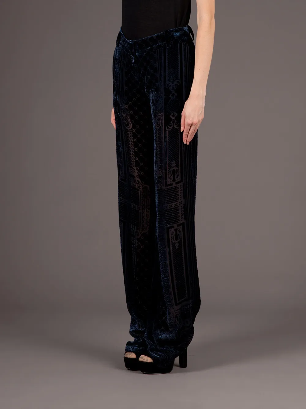 발망 brocade wide leg trouser 5608107V