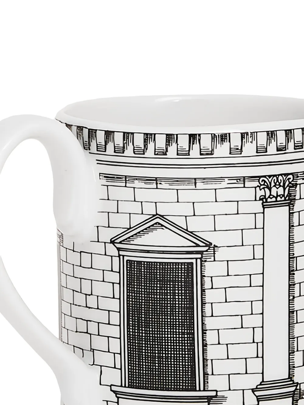  Fornasetti Architettura Mug - Grey 
