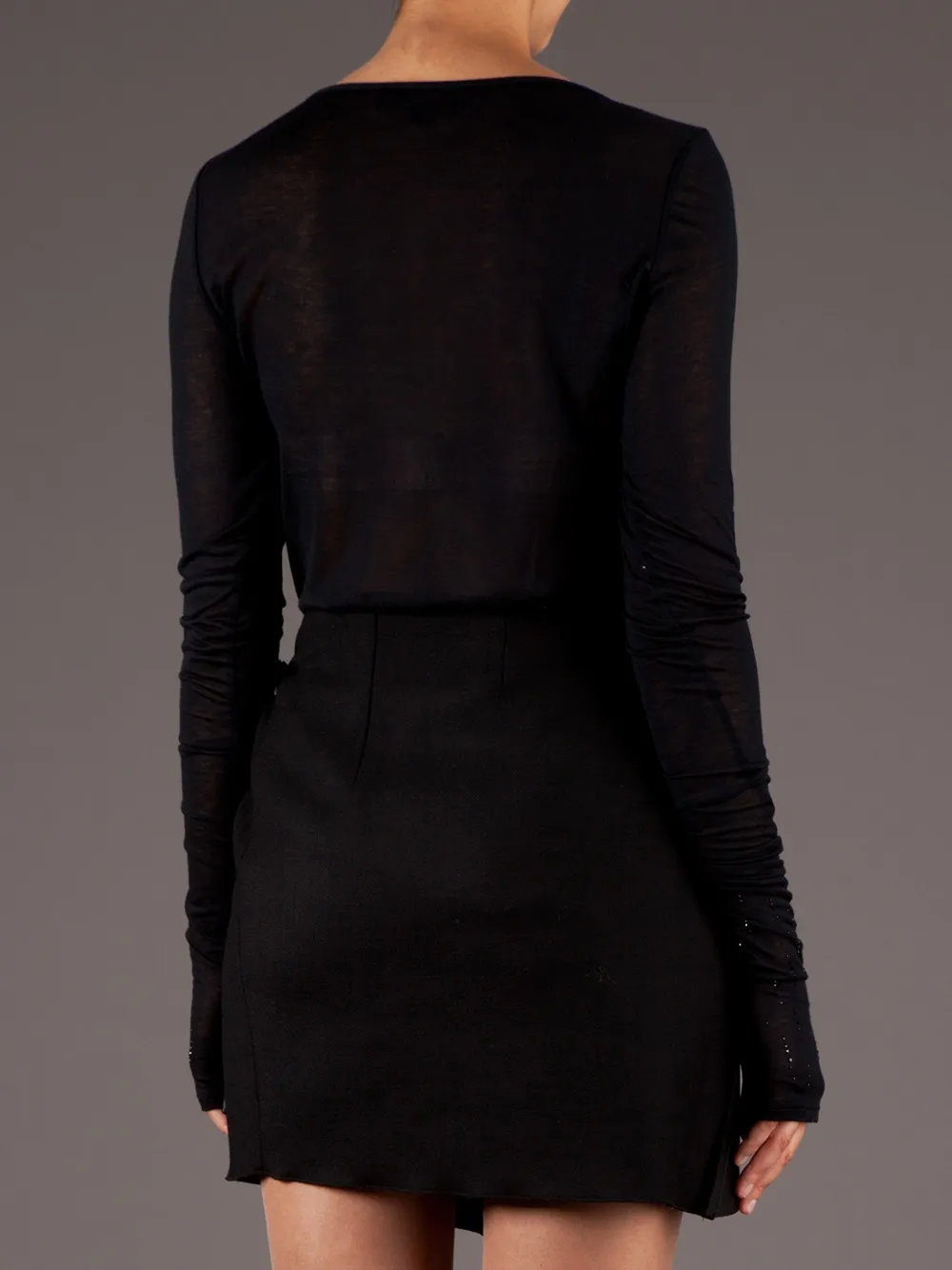 Sharon Wauchob Textured Top In Black