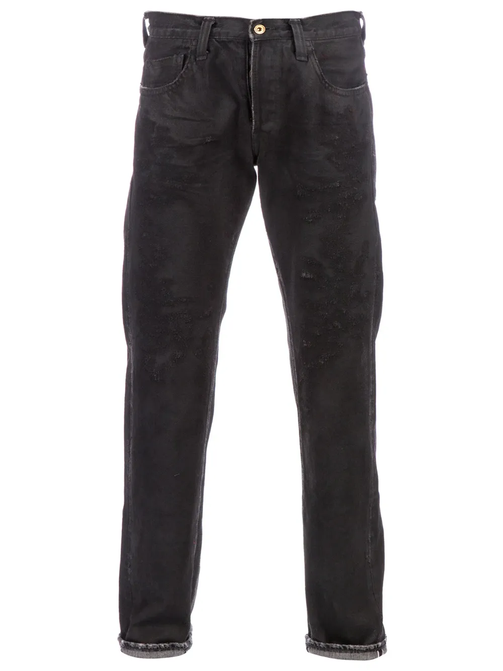 Prps Noir regular cut distressed jean | Black | Image 1