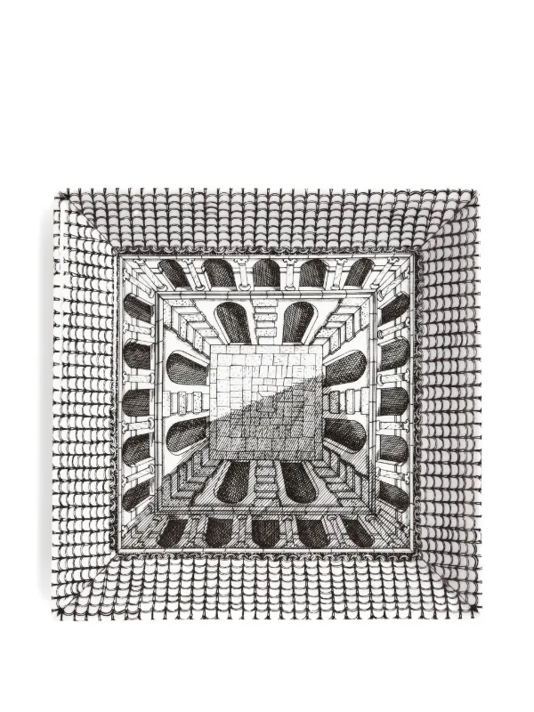 Fornasetti スクエア プレート | グレー | FARFETCH JP