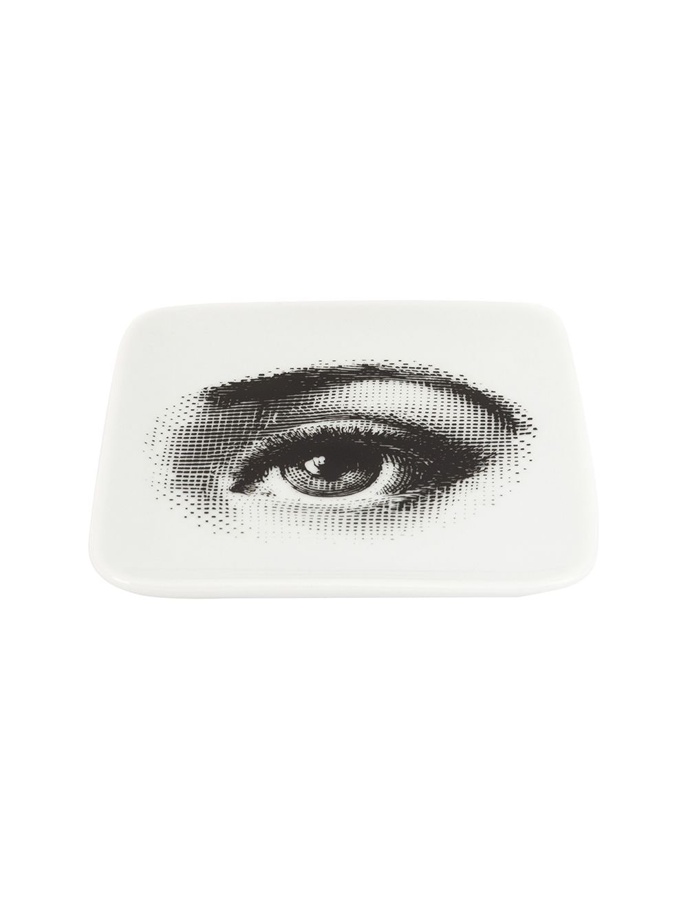 Shop Fornasetti Occhio Valet Dish In Black