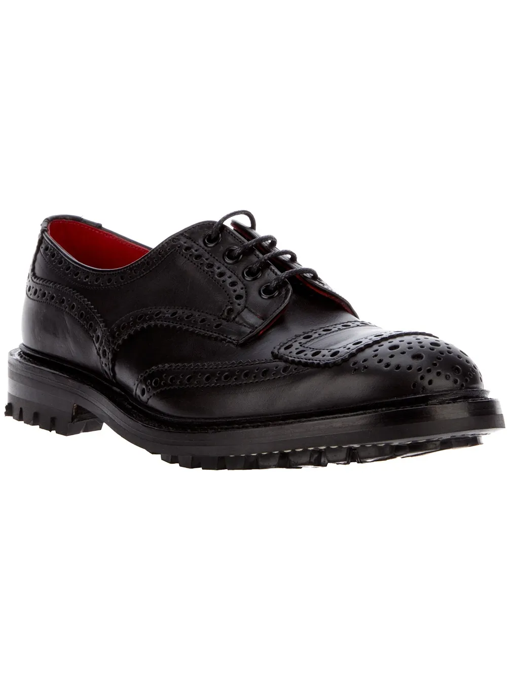 Junya Watanabe lace-up brogue - ブラック Junya Watanabe lace-up brogue - ブラック