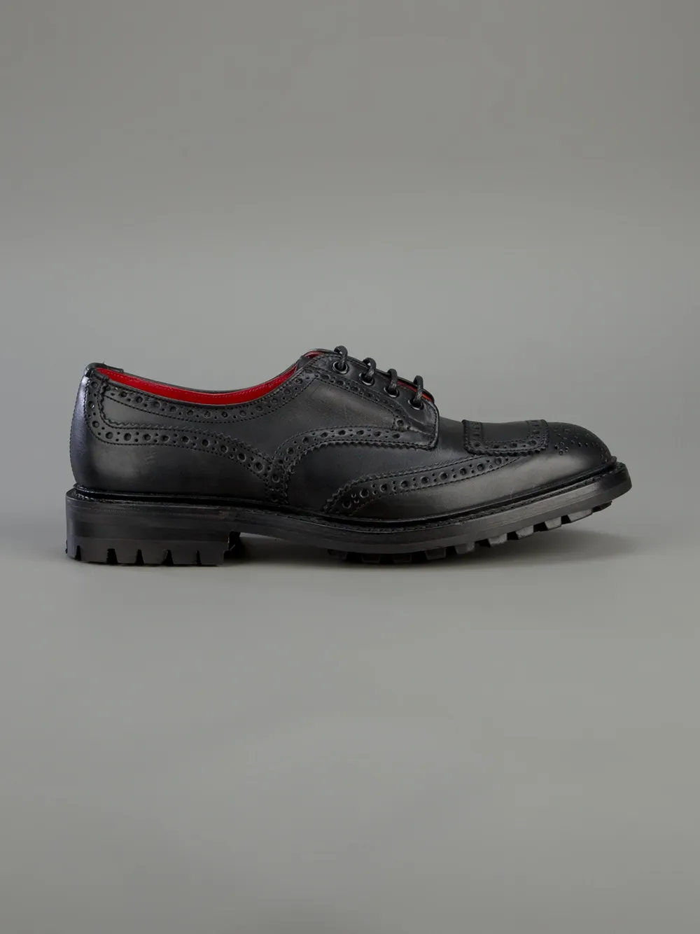 Junya Watanabe lace-up brogue Zwart