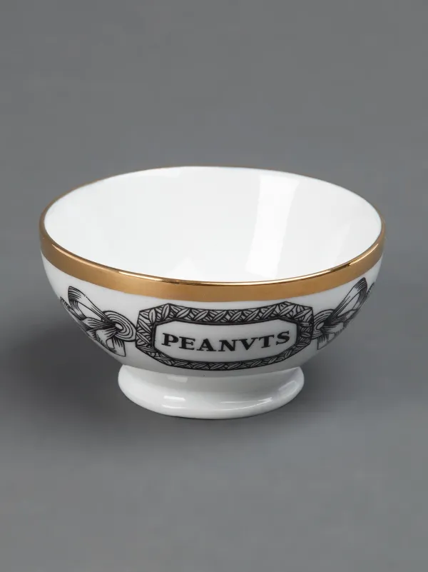 Piero Fornasetti  前菜ボウル４個セット　金彩　イタリア製 Piero Fornasetti 前菜ボウル4個セット 金彩 イタリア製