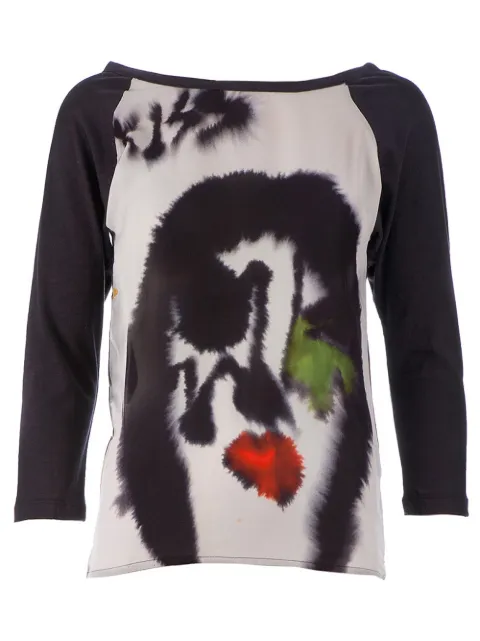 Nico kiss printed top