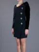 Versace Pre-Owned structured buttoned dress