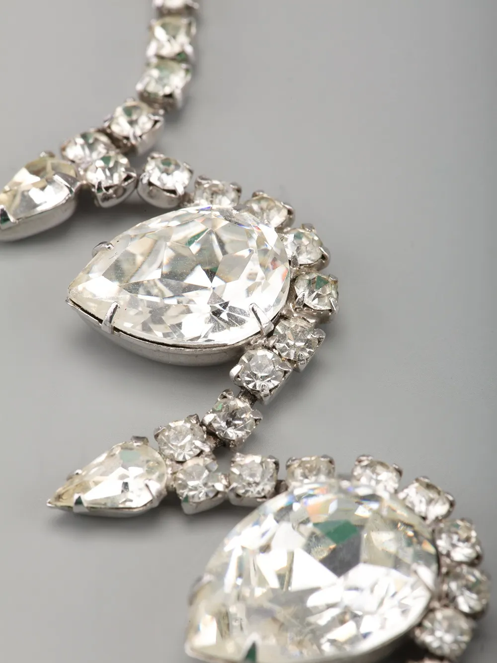 Katheleys Vintage glamour necklace - Wit