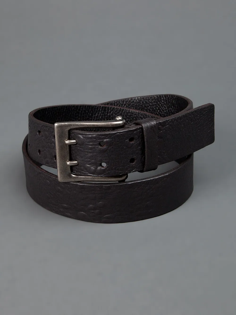 Scunzani Ivo Toad Skin Belt In Brown