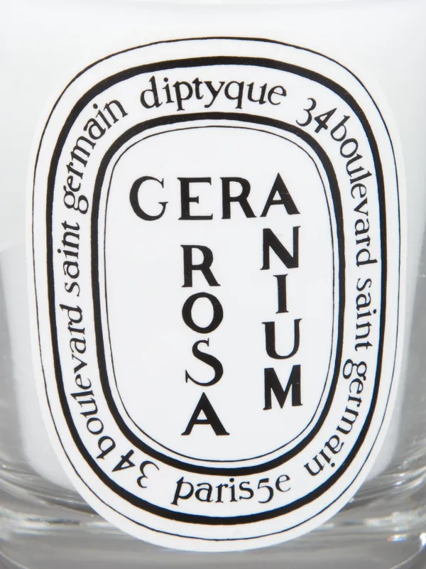 diptyque Geranium 香り付きキャンドル 190g diptyque Geranium 香り