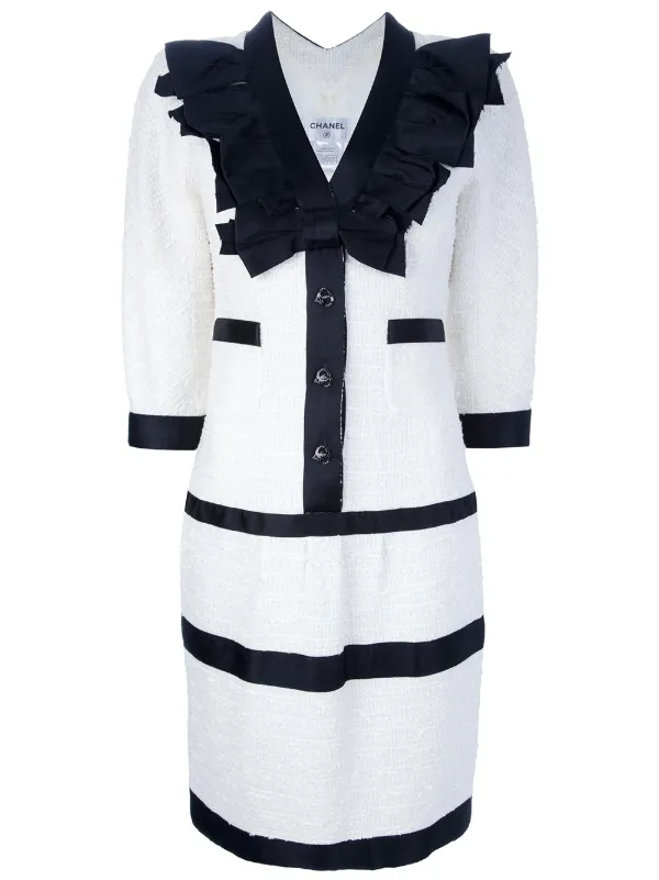 Chanel Pre Owned Costume Veste Et Jupe Farfetch
