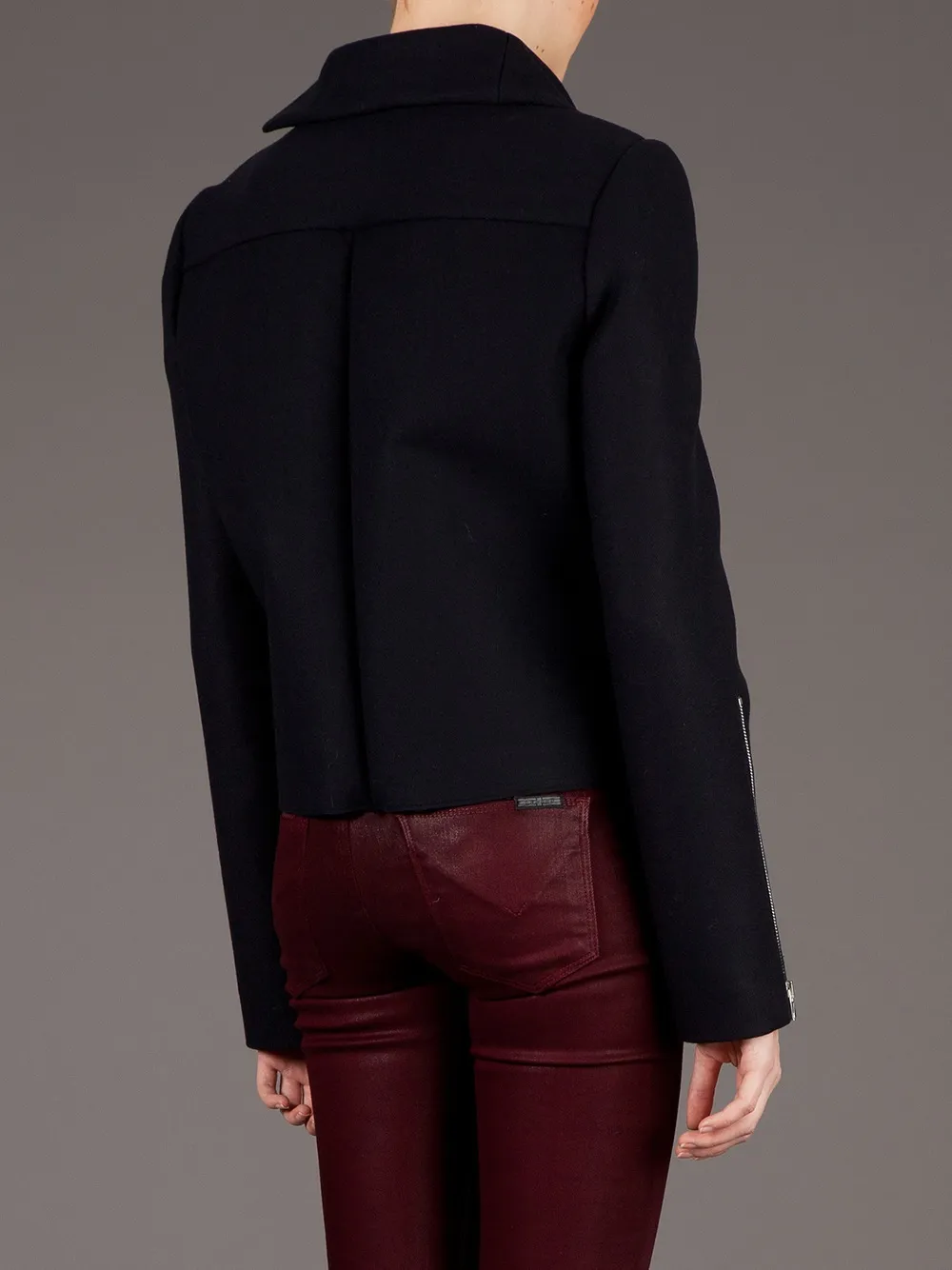 Hudson Super Skinny Jeans In Red