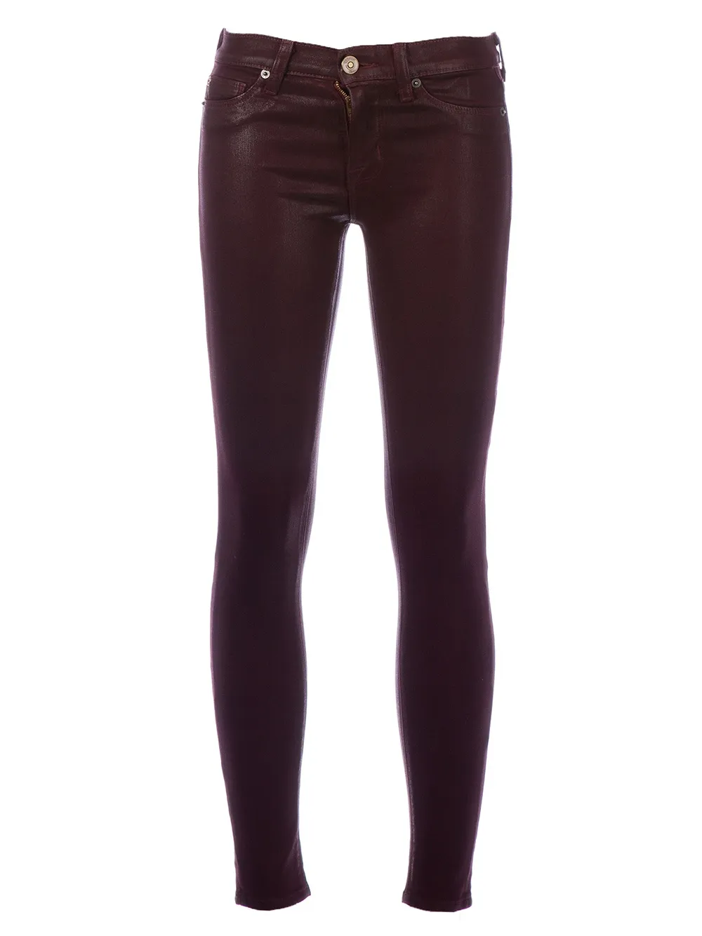 Hudson Super Skinny Jeans In Red