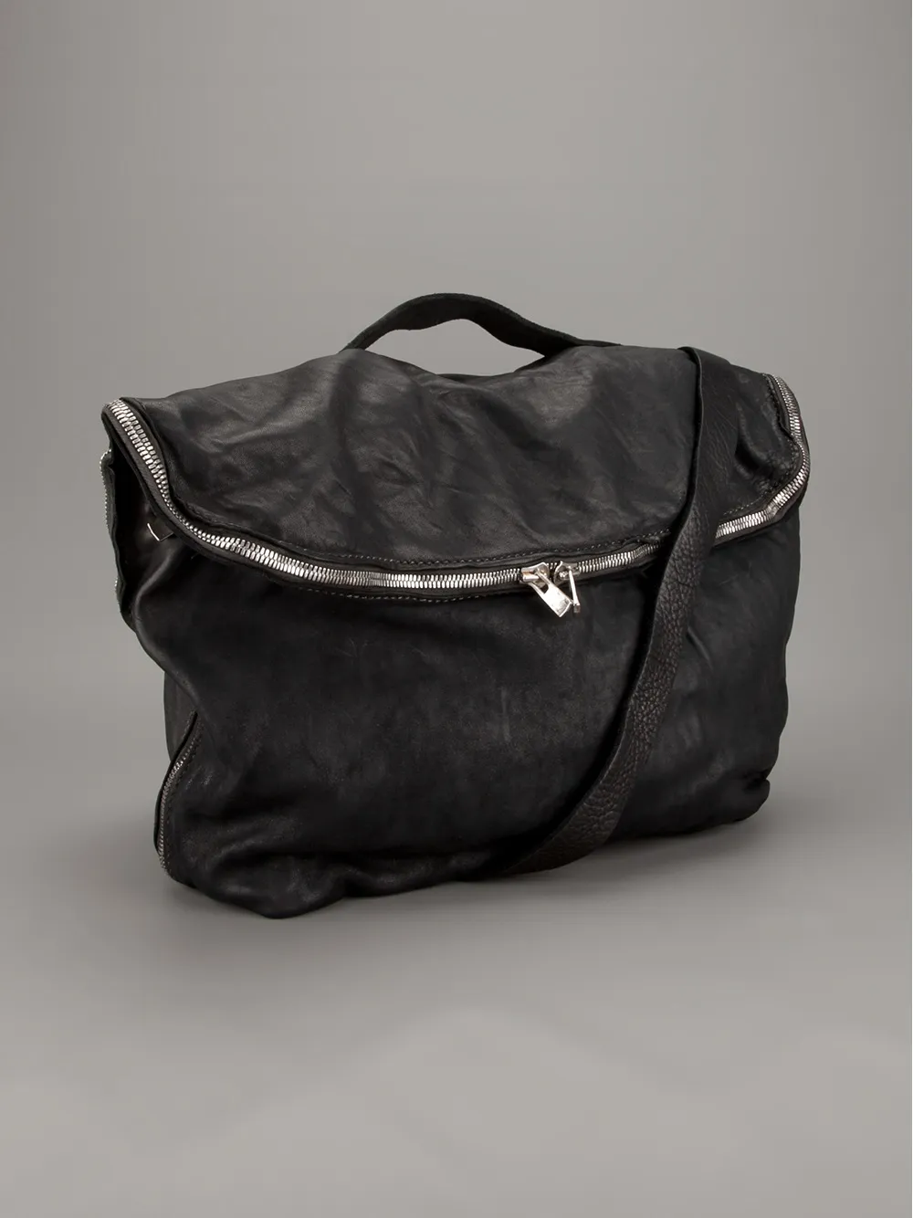 Guidi Tote Bag In Black