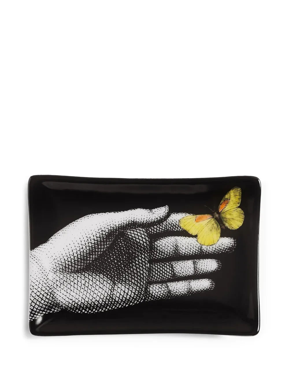 Fornasetti Farfalle plate | Black | Image 1