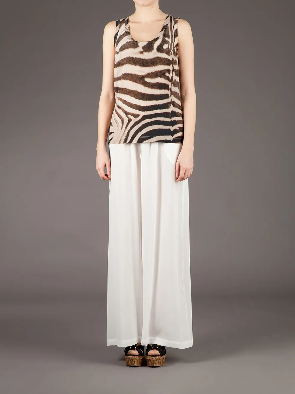 Mantu Zebra print tank top | Chalecos y camisetas | Image 2