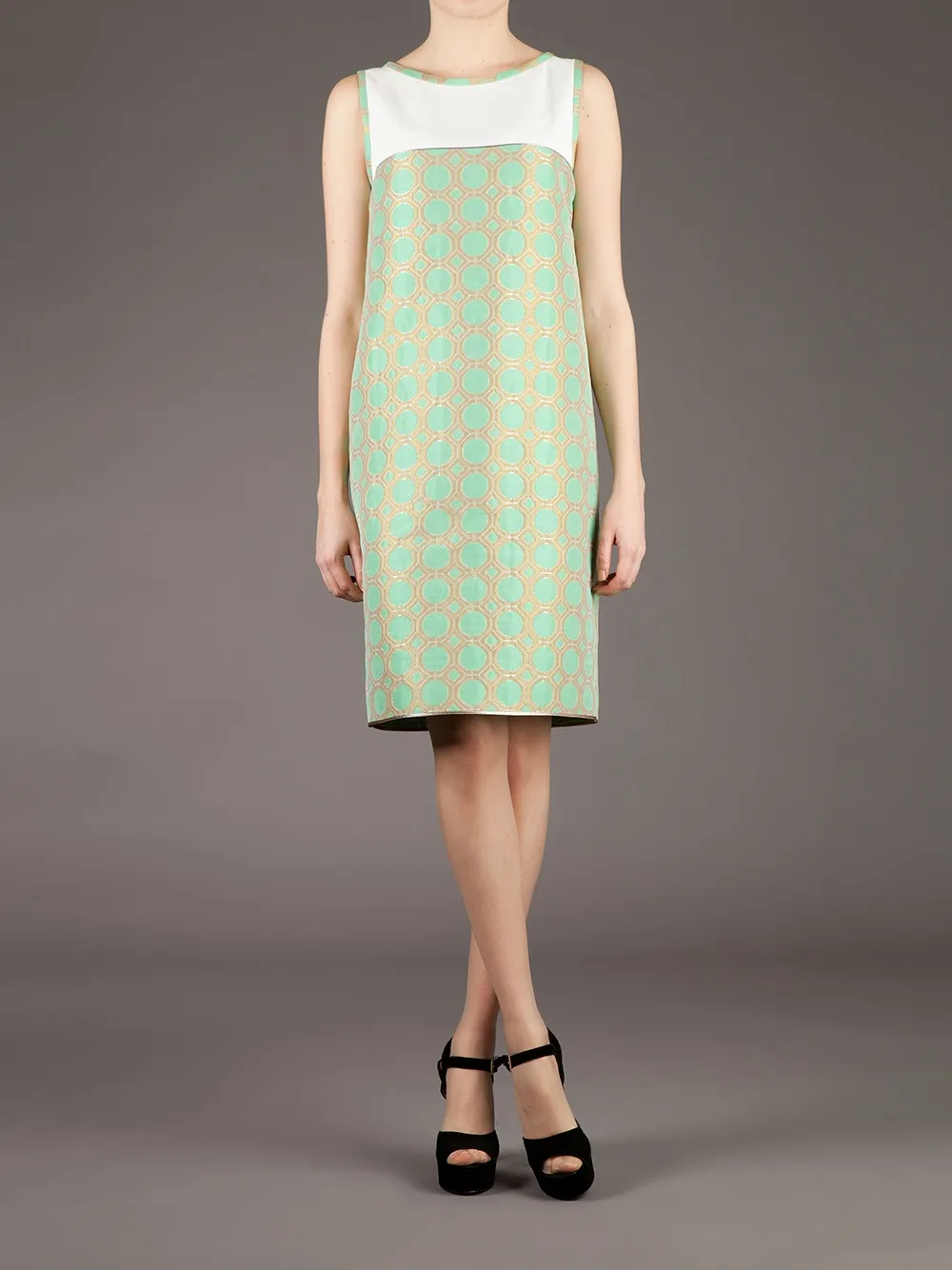  Mantu Robe Droite - Vert 