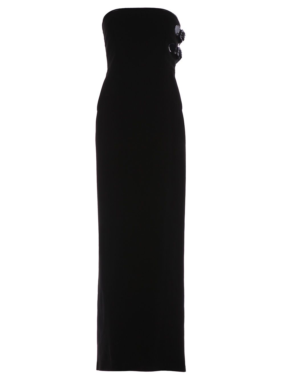 Jean Paul Gaultier buckled evening gown – Black