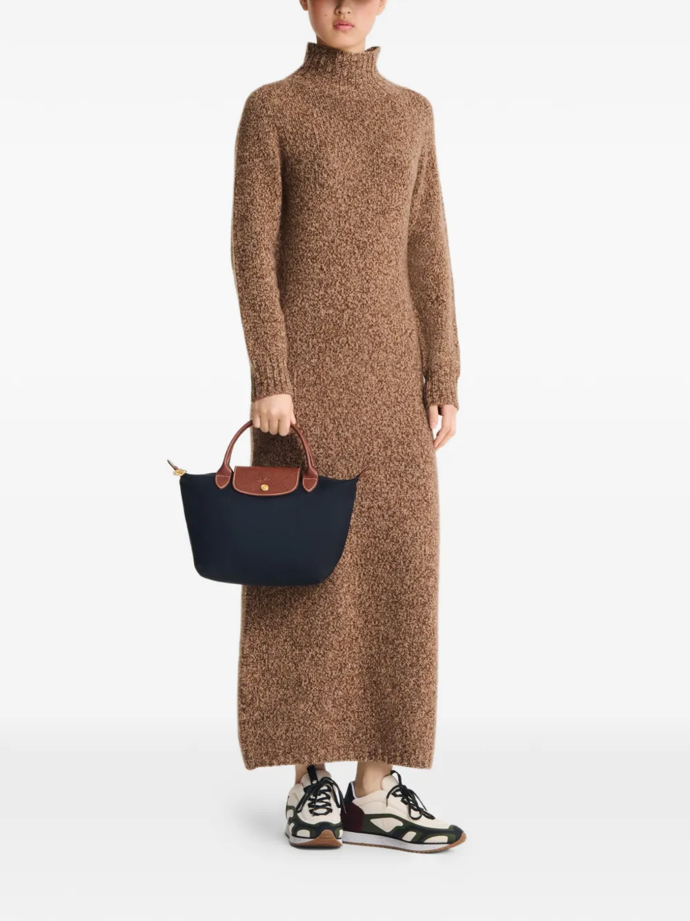  Longchamp Kleine 'le Pliage' Handtasche   Schwarz 