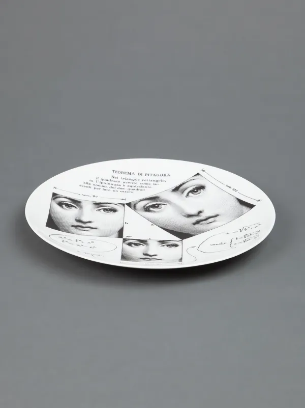 Formnasetti お皿 Fornasetti プリント柄 プレート | ホワイト | FARFETCH JP