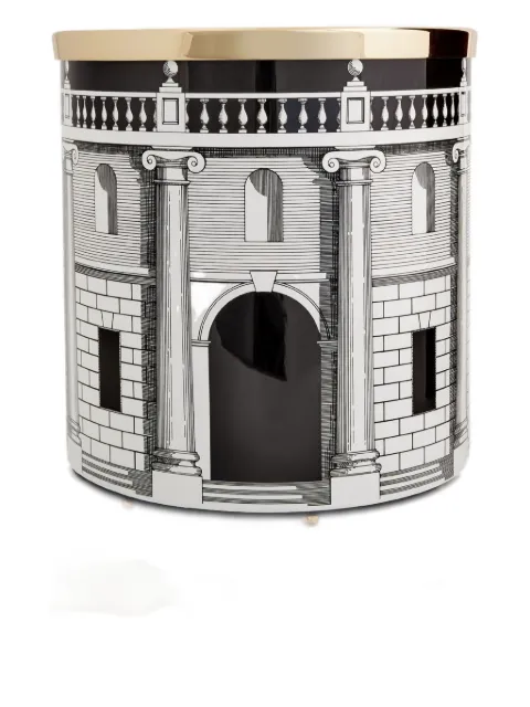 Fornasetti Castle-print paper basket