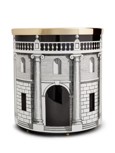 Fornasetti Castle-print paper basket