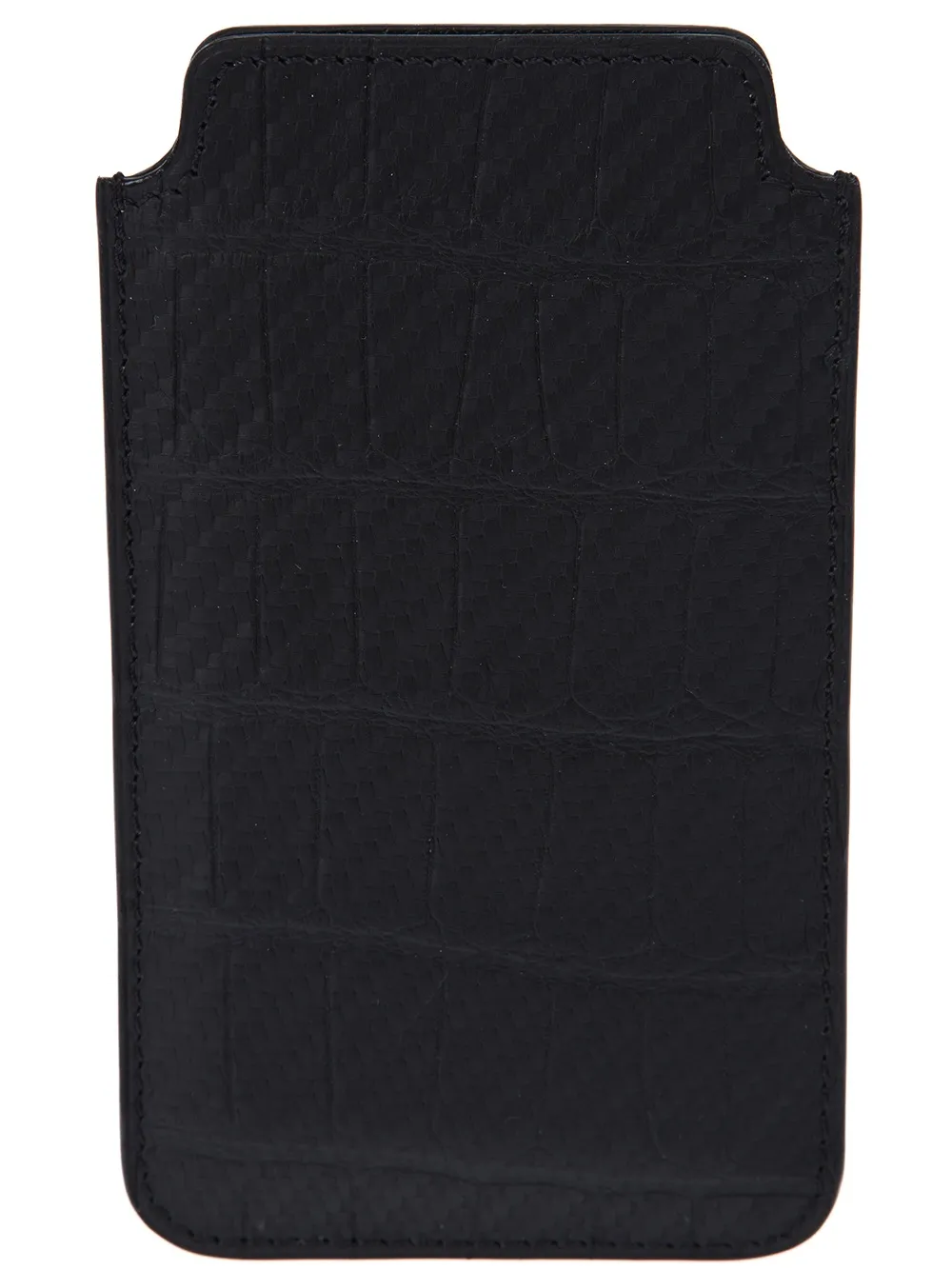 Jean Rousseau Alligator leather iPhone 5 case | Black | Image 1