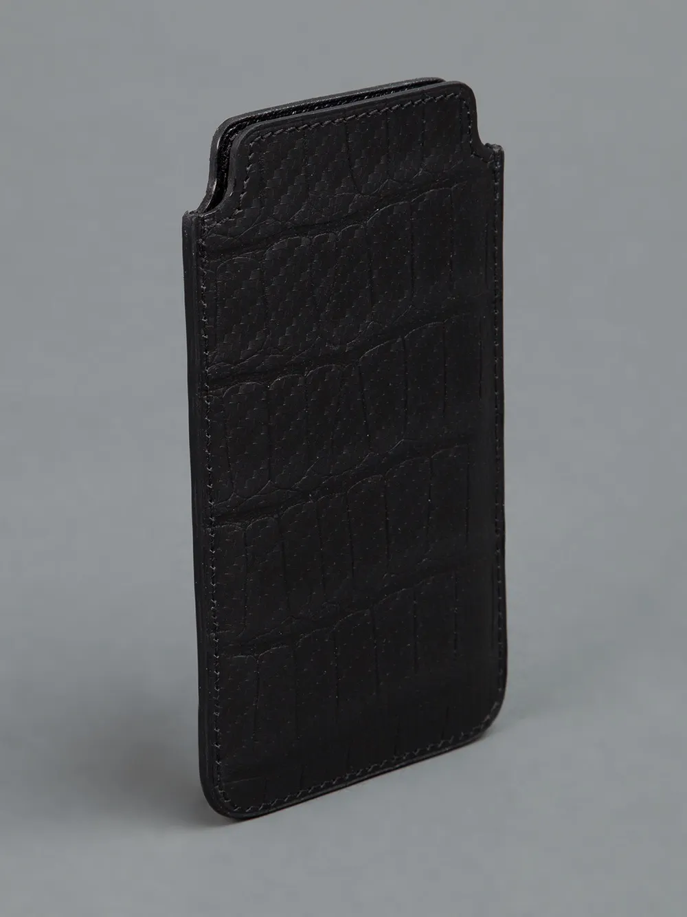 Jean Rousseau Alligator leather iPhone 5 case - Zwart