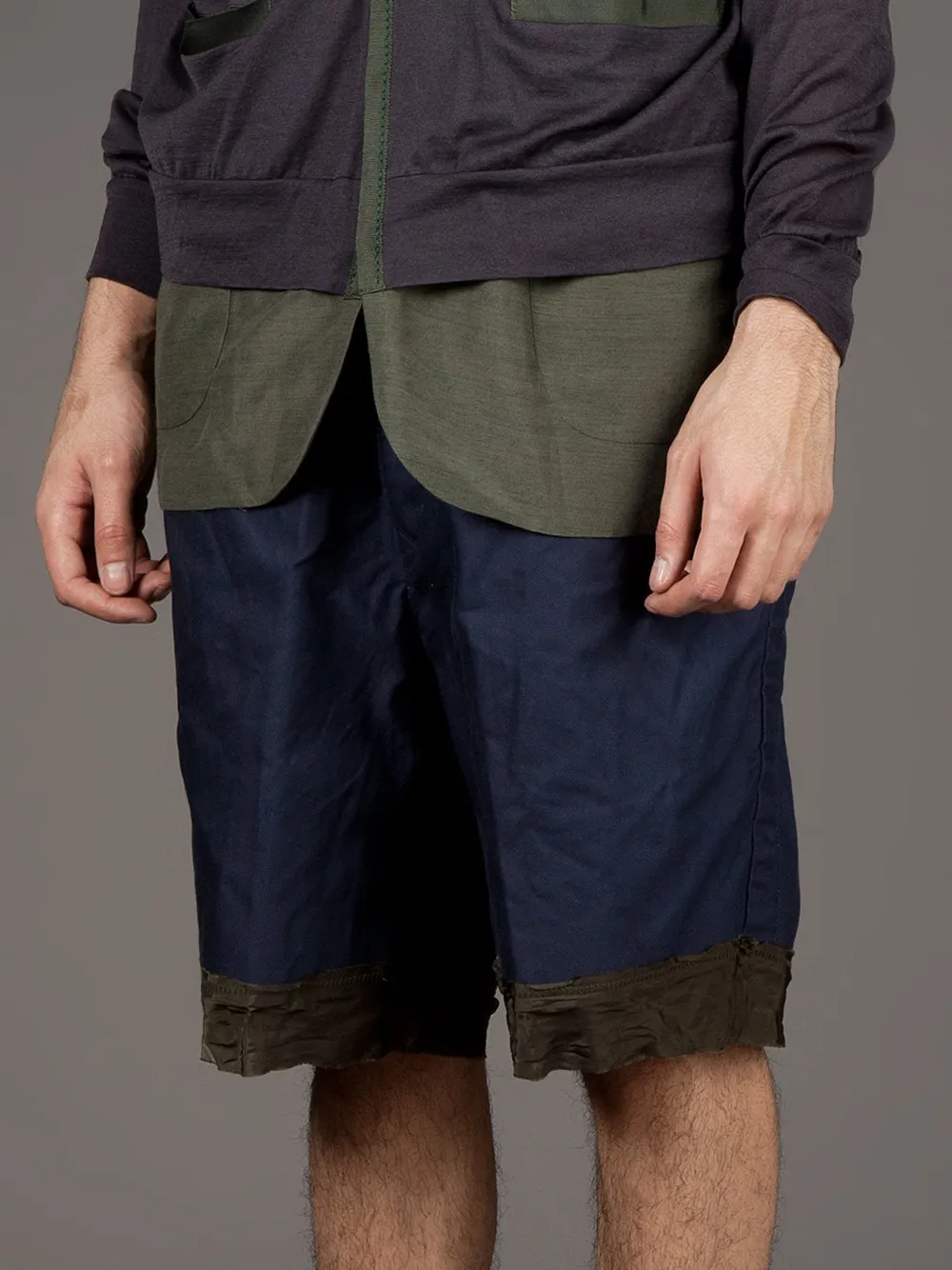 Kolor Panel Trim Short In Blue