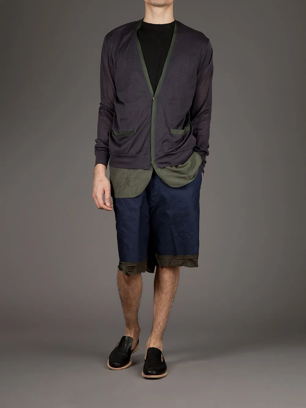 Kolor Panel Trim Short In Blue