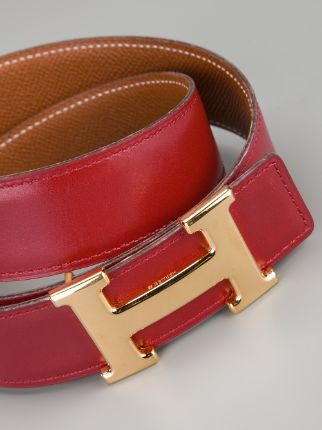 Hermès Vintage H Logo Belt - Farfetch