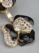 Valentino Pre-Owned violet flower clip-on earrings